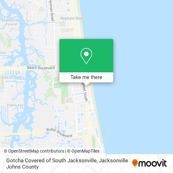 Gotcha Covered of South Jacksonville map