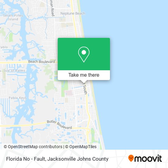 Mapa de Florida No - Fault