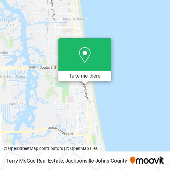 Terry McCue Real Estate map