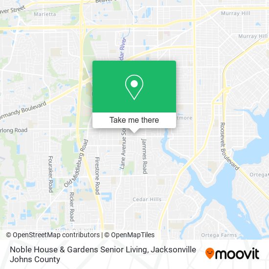 Noble House & Gardens Senior Living map