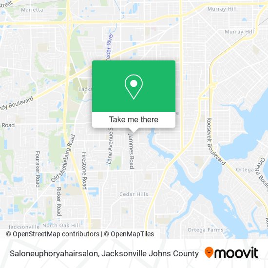 Saloneuphoryahairsalon map