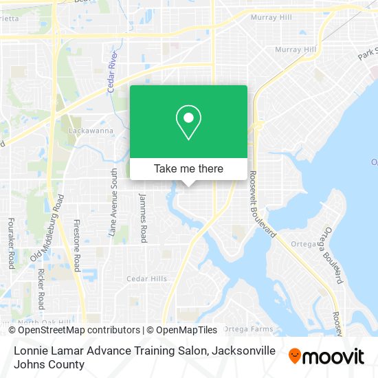 Lonnie Lamar Advance Training Salon map