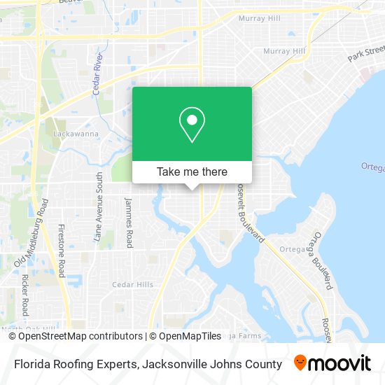 Mapa de Florida Roofing Experts