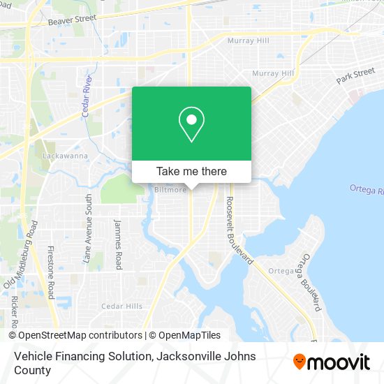 Vehicle Financing Solution map