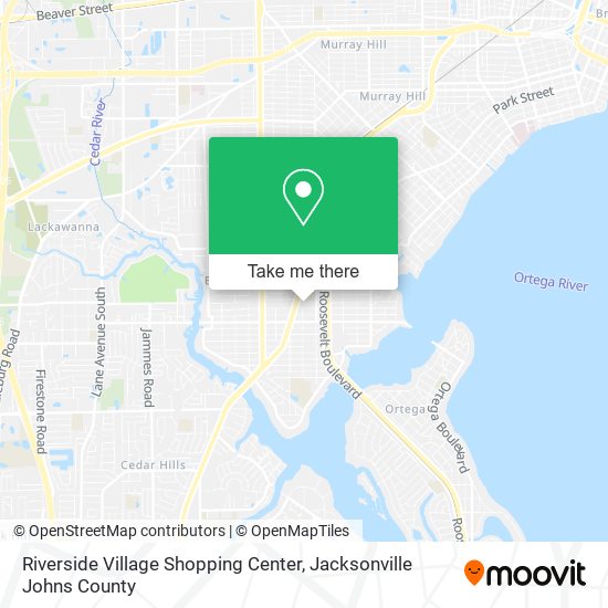 Riverside Village Shopping Center map