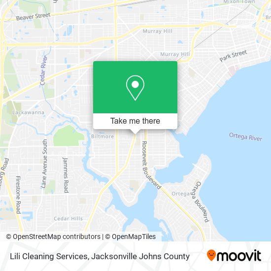Mapa de Lili Cleaning Services
