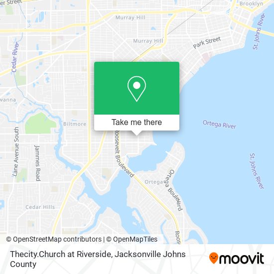 Thecity.Church at Riverside map