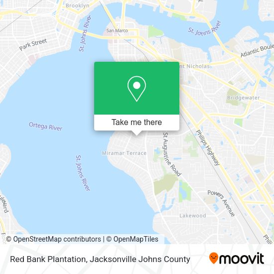 Red Bank Plantation map