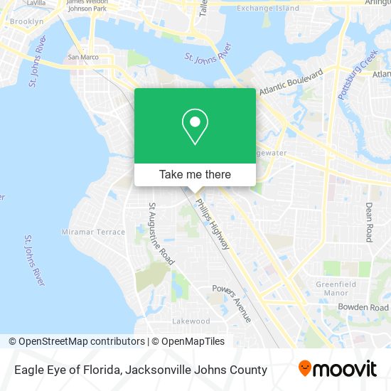 Mapa de Eagle Eye of Florida
