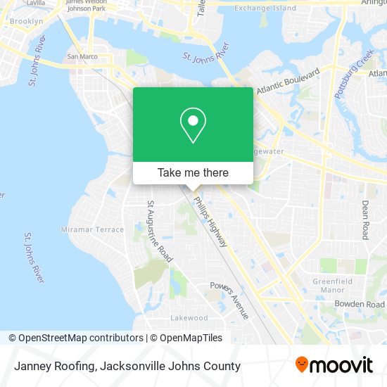 Mapa de Janney Roofing