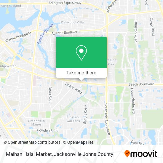 Mapa de Maihan Halal Market