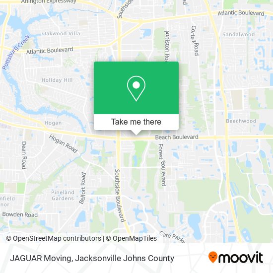 JAGUAR Moving map