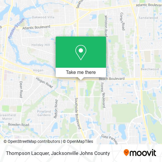 Thompson Lacquer map