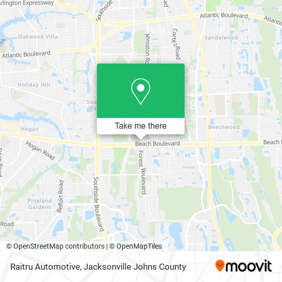 Raitru Automotive map