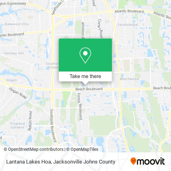 Mapa de Lantana Lakes Hoa