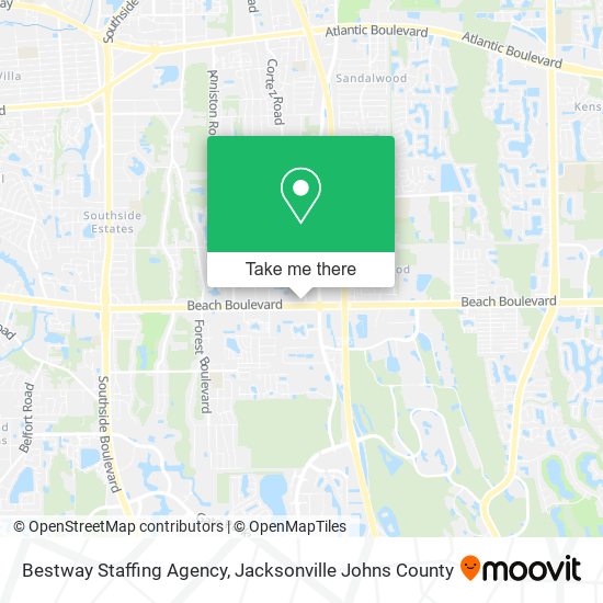 Mapa de Bestway Staffing Agency