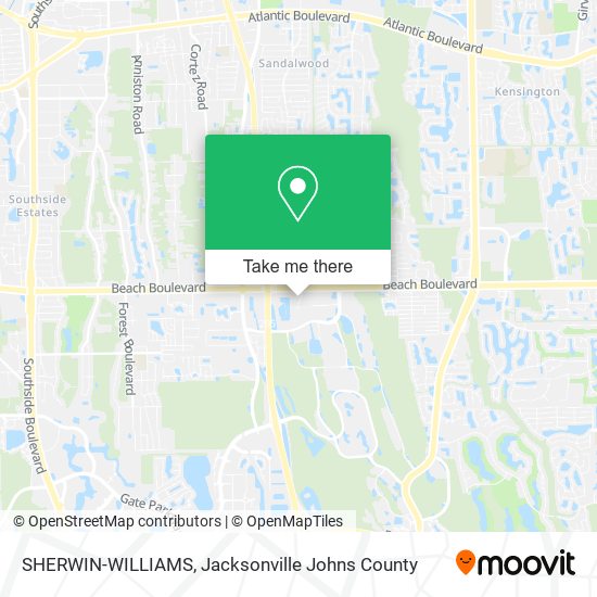 Mapa de SHERWIN-WILLIAMS