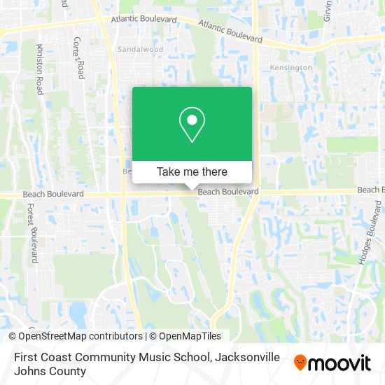 Mapa de First Coast Community Music School