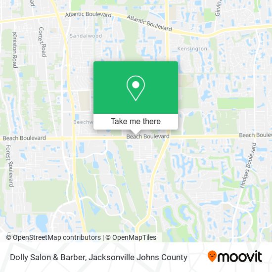 Dolly Salon & Barber map