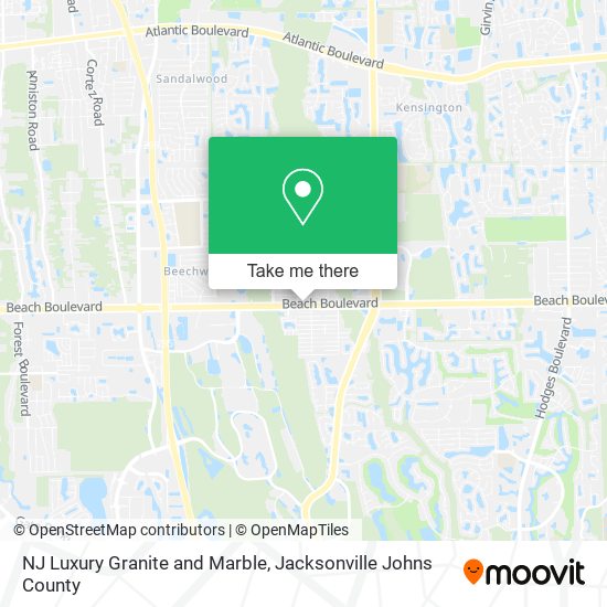 NJ Luxury Granite and Marble map