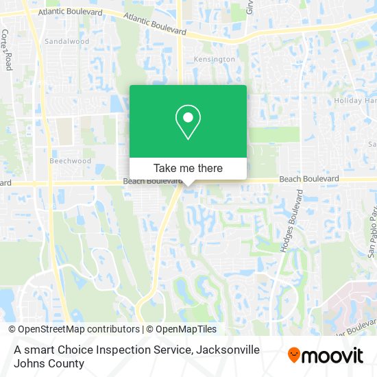 Mapa de A smart Choice Inspection Service