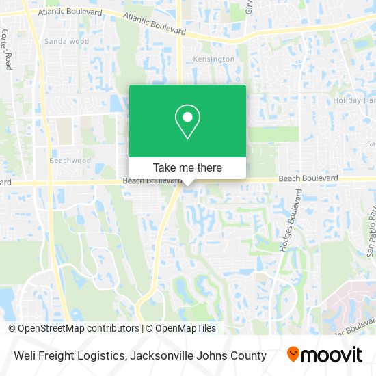 Weli Freight Logistics map