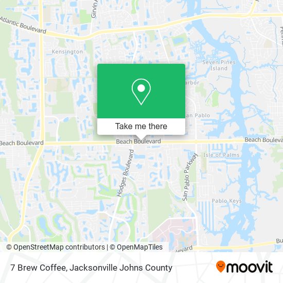 7 Brew Coffee map