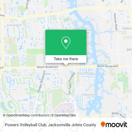 Powers Volleyball Club map