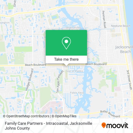 Mapa de Family Care Partners - Intracoastal