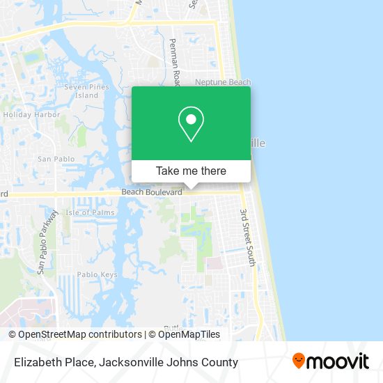 Elizabeth Place map