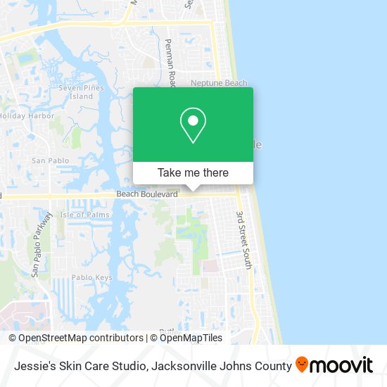 Mapa de Jessie's Skin Care Studio