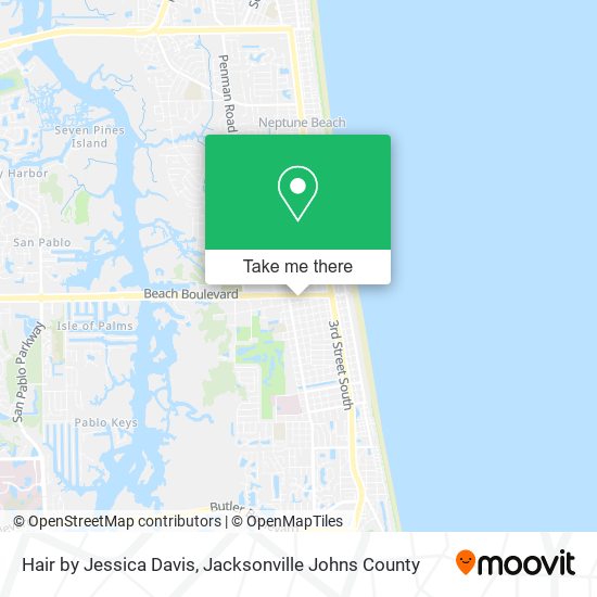 Hair by Jessica Davis map