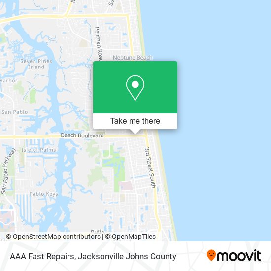 AAA Fast Repairs map