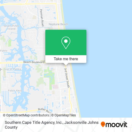 Southern Cape Title Agency, Inc. map
