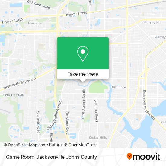 Mapa de Game Room