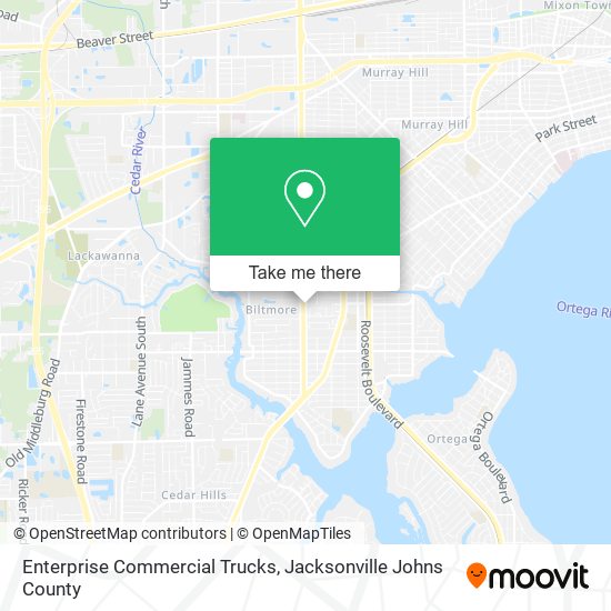 Enterprise Commercial Trucks map