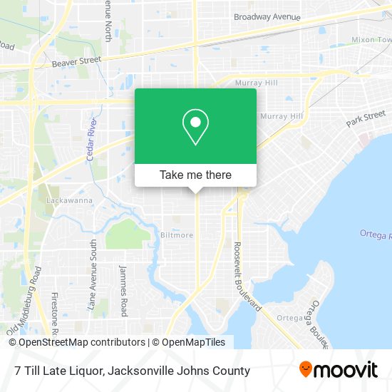 7 Till Late Liquor map