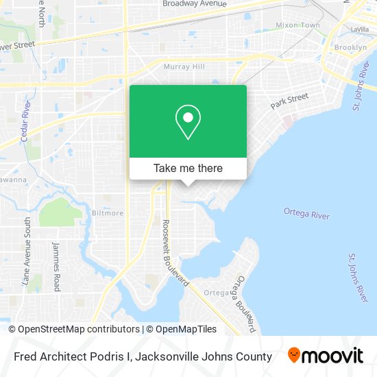 Fred Architect Podris I map