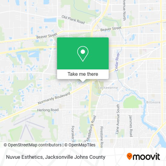 Nuvue Esthetics map