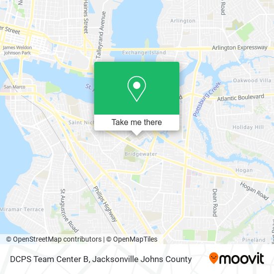 Mapa de DCPS Team Center B