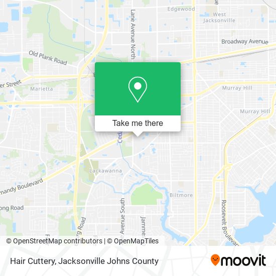 Hair Cuttery map