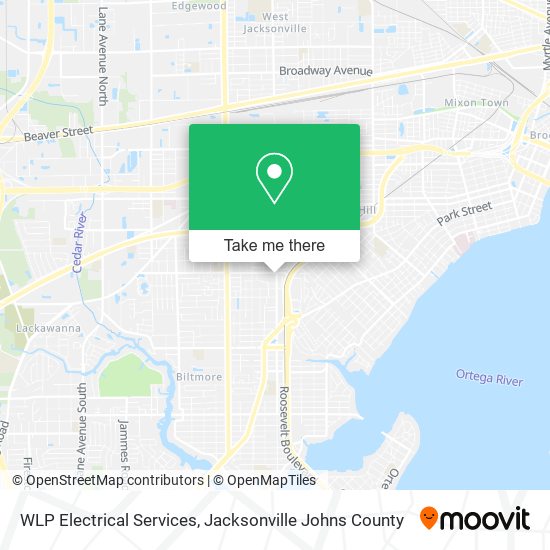 WLP Electrical Services map