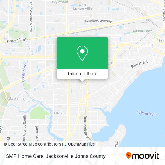 SMP Home Care map