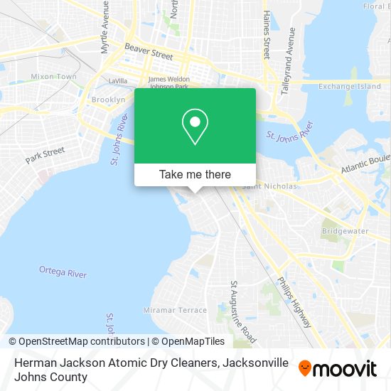 Herman Jackson Atomic Dry Cleaners map