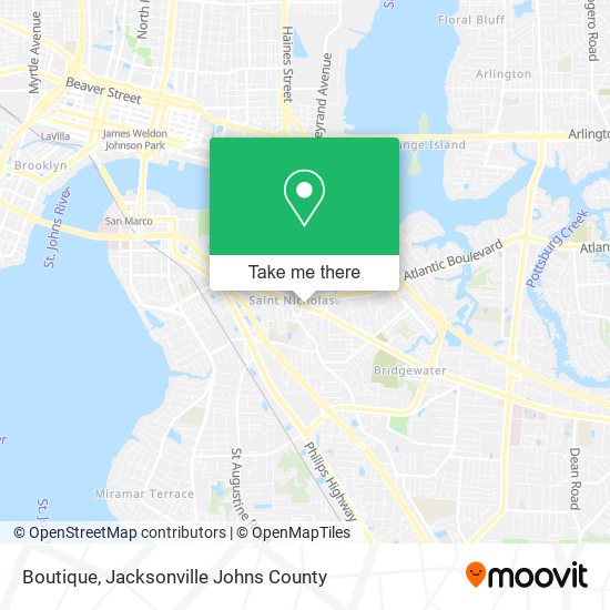 Boutique map