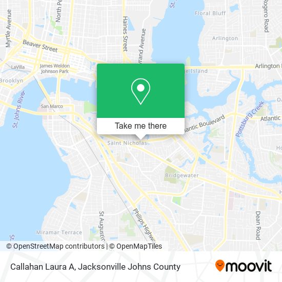 Callahan Laura A map