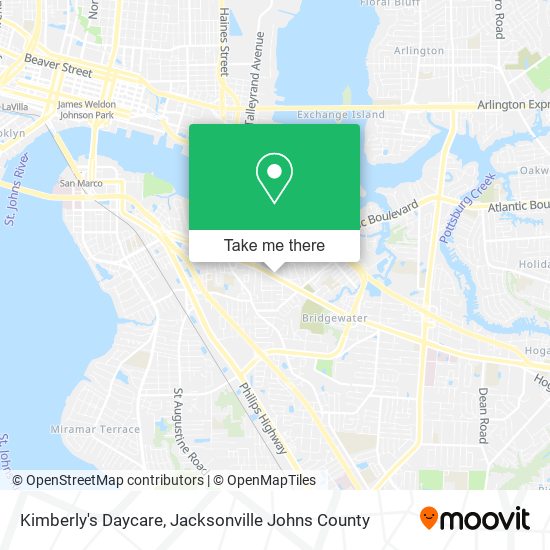 Kimberly's Daycare map