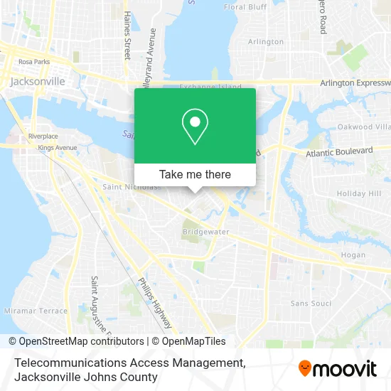 Telecommunications Access Management map