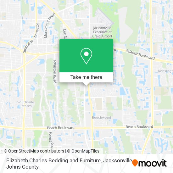 Elizabeth Charles Bedding and Furniture map