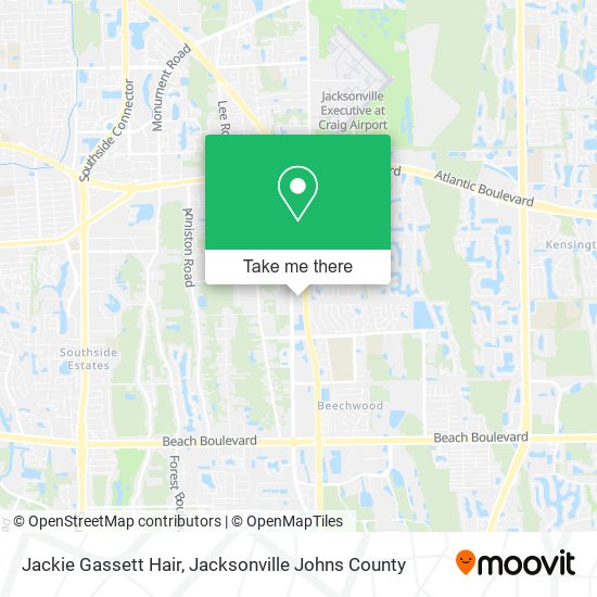 Jackie Gassett Hair map